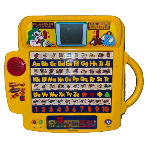 Vintage Little Smart Alphabet Picture Desk Learning With Pictures - Picture 1 of 5